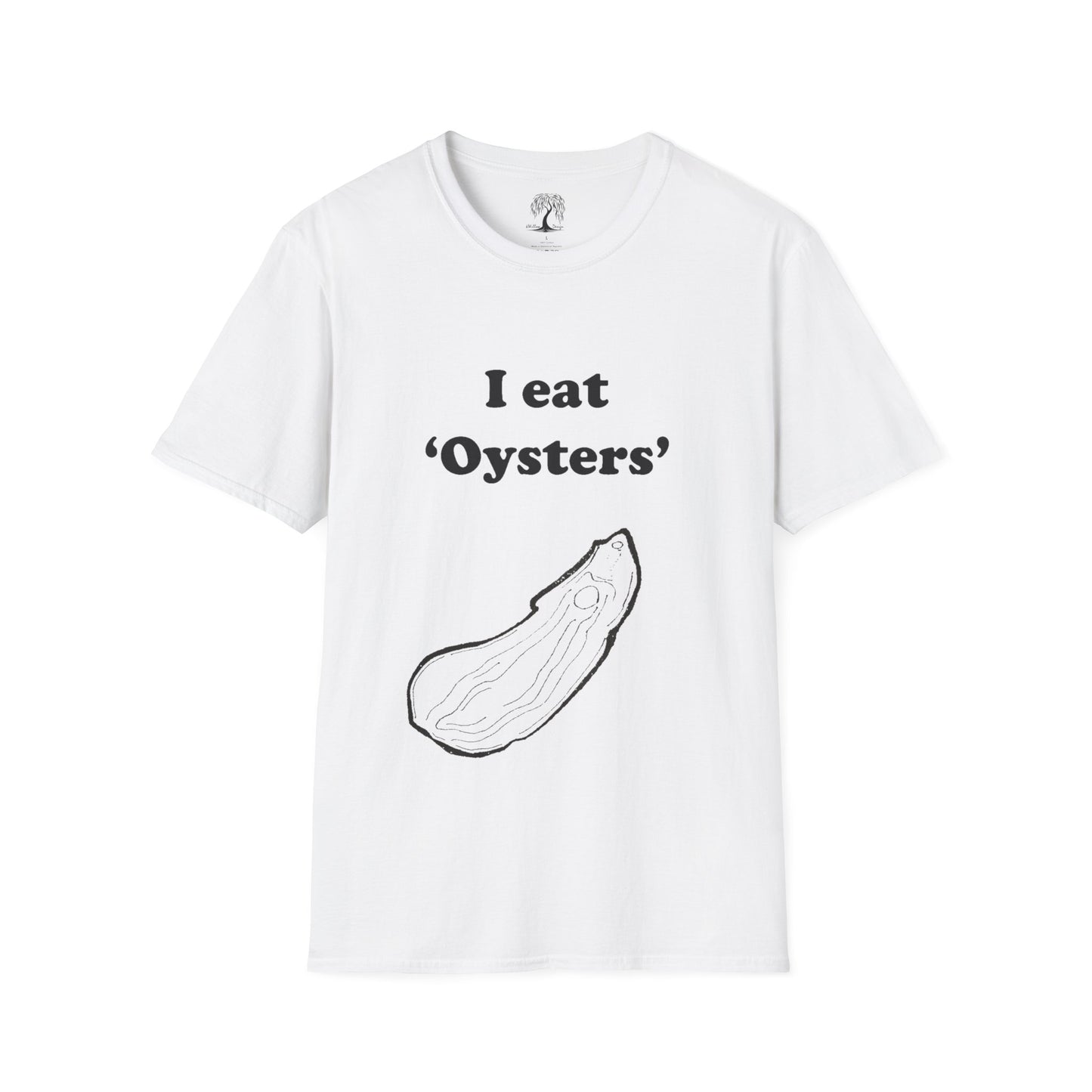 I eat oysters adult tshirt funny