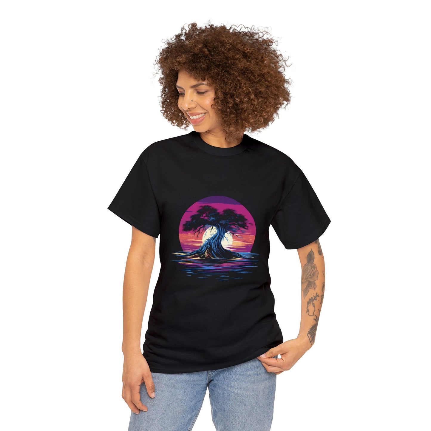 Colorful tree tshirt